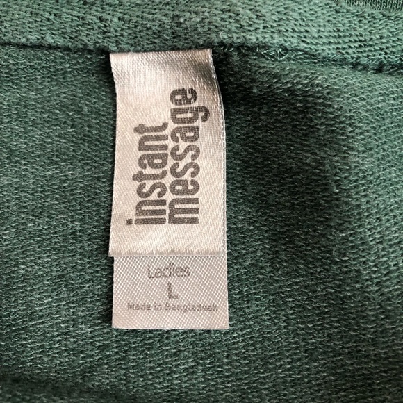 Women's L Sweatshirt Green My Life Is Ruled By A Tiny Furry Overlord Cat Lovers - Picture 7 of 10